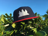 Wool Blend Snapback White Angkor Wat