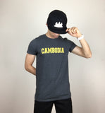 Lightweight Fashion T-Shirt Gold CAMBODIA