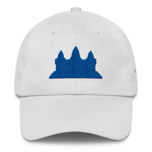 Classic Dad Hat/Cap Blue Angkor Wat