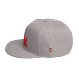 Wool Blend Snapback Red Angkor Wat