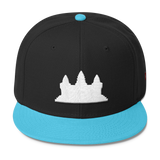 Wool Blend Snapback White Angkor Wat