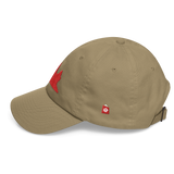 Classic Dad Hat/Cap Red Angkor Wat - Khmer / Cambodia