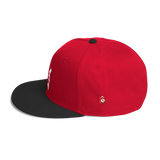 Wool Blend Snapback Khmer / Cambodian Riel ៛ White
