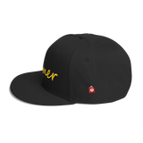 Wool Blend Snapback Gold khmer