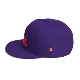 Wool Blend Snapback Red Angkor Wat