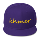 Wool Blend Snapback Gold khmer