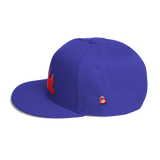 Wool Blend Snapback Red Angkor Wat