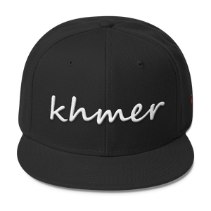 Wool Blend Snapback Khmer