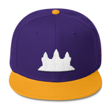 Wool Blend Snapback White Angkor Wat