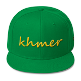 Wool Blend Snapback Gold khmer