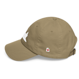 Classic Dad Hat/Cap White Angkor Wat - Khmer/Cambodia