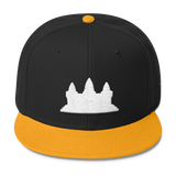 Wool Blend Snapback White Angkor Wat