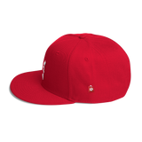 Wool Blend Snapback Khmer / Cambodian Riel ៛ White