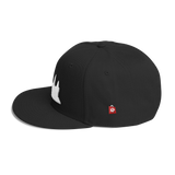 Wool Blend Snapback White Angkor Wat