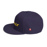 Wool Blend Snapback Gold khmer