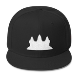 Wool Blend Snapback White Angkor Wat