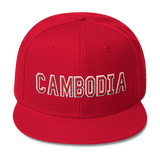 Wool Blend Snapback CAMBODIA All Cap